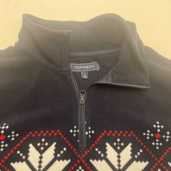 Crown & Ivy 1/4 zip pullover - Picture 3 of 3